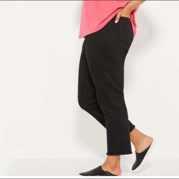 Joe Fresh Black High-Rise Crop Jeans Size 20W - Picture 2 of 8